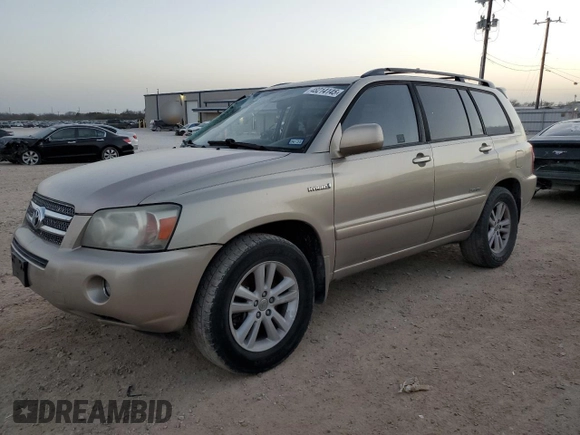 2007 Toyota Highlander w/3rd Row z VIN JTEDW21A070019527, wystawiony jako Copart lot #48214145 z przebiegiem 185 596 mil mil oraz Szkoda całkowita • Salvage title. Historia ofert i sprzedaży dostępna na DreamBid. Obrazek 1.