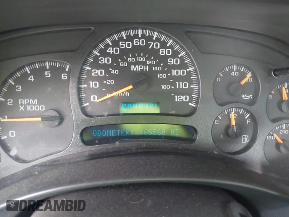 2005 Chevrolet Silverado 1500 with VIN 1GCEK19V65E152928, listed as a IAAI auction lot 41485115 with 165,560 mi miles. Bid and sale history available at carsss.com. Image 7.