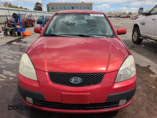 2008 Kia Rio LX with VIN KNADE123986373737, listed as a Copart auction lot 53919515 with 148,743 mi miles and Salvage Title. Bid and sale history available at DreamBid. Image 5.