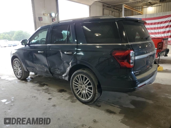 2022 Ford Expedition Platinum with VIN 1FMJU1MT3NEA00079, listed as a Copart auction lot 71940414 with 24,076 mi miles and Salvage Title. Bid and sale history available at carsss.com. Image 2.