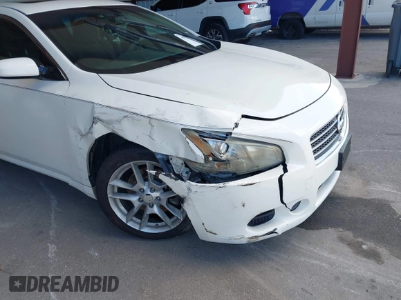 2010 Nissan Maxima SV with VIN 1N4AA5AP7AC831432, listed as a IAAI auction lot 41967258 with 180,822 mi miles and . Bid and sale history available at DreamBid. Image 6.