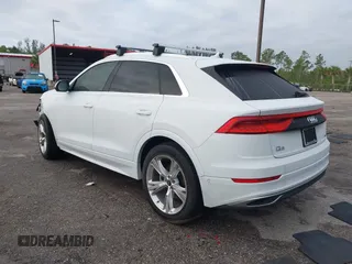 2023 Audi Q8 Premium with VIN WA1AVBF14PD015616, listed as a IAAI auction lot 41213960 with 26,102 mi miles and . Bid and sale history available at DreamBid. Image 3.