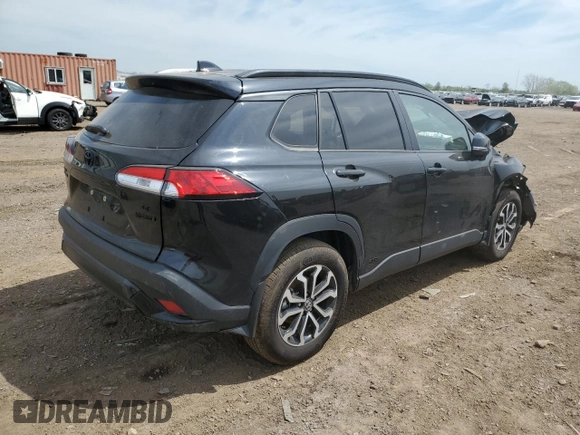 2024 Toyota Corolla Cross Hybrid S with VIN 7MUFBABG4RV061856, listed as a Copart auction lot 55831315 with Not provided miles and Salvage title. Bid and sale history available at DreamBid. Image 3.