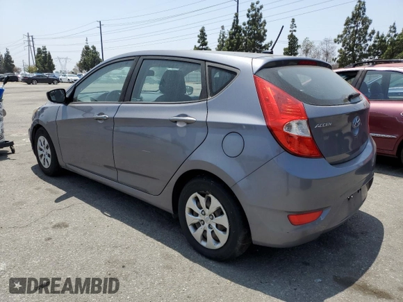 2016 Hyundai Accent SE with VIN KMHCT5AE5GU278712, listed as a Copart auction lot 54613965 with 168,917 mi miles and Clean Title. Bid and sale history available at carsss.com. Image 2.