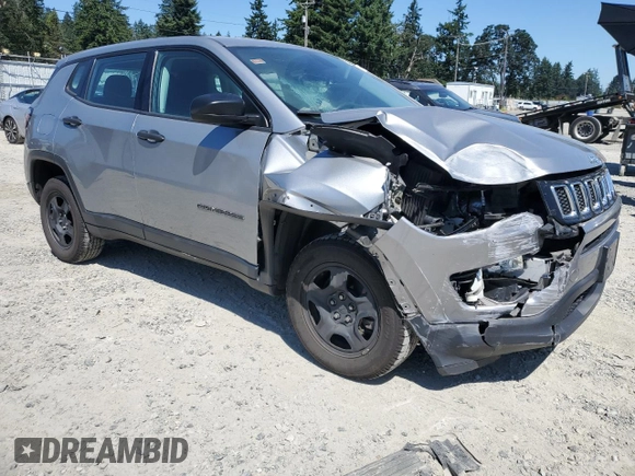 2020 Jeep Compass Sport с VIN 3C4NJDAB0LT135402, выставлен на аукционе Copart как лот 64877255 с пробегом 87 907 миль миль и Списание • Salvage title. История ставок и продаж доступна на DreamBid. Изображение 4.