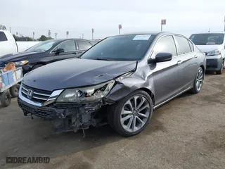 2014 Honda Accord Sedan Sport with VIN 1HGCR2F55EA274069, listed as a IAAI auction lot 41073955 with 146,525 mi miles. Bid and sale history available at carsss.com. Image 17.