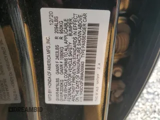 2021 Honda Accord Sport with VIN 1HGCV2F38MA006643, listed as a Copart auction lot 50971545 with 57,829 mi miles and Salvage title. Bid and sale history available at DreamBid. Image 12.