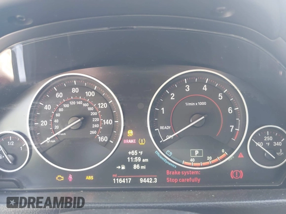 2014 BMW 3 Series 328i xDrive with VIN WBA3B5G50ENS11342, listed as a IAAI auction lot 42298374 with 116,417 mi miles and . Bid and sale history available at DreamBid. Image 7.