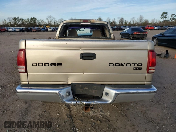 2003 Dodge Dakota SLT with VIN 1D7HG42N43S198823, listed as a Copart auction lot 88120315 with 0 mi miles and Salvage Title. Bid and sale history available at carsss.com. Image 6.