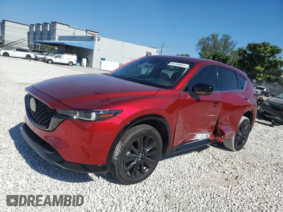 2022 Mazda CX-5 2.5 Turbo with VIN JM3KFBAY9N0560069, listed as a Copart auction lot 84155024 with 36,352 mi miles and Salvage Title. Bid and sale history available at carsss.com. Image 1.
