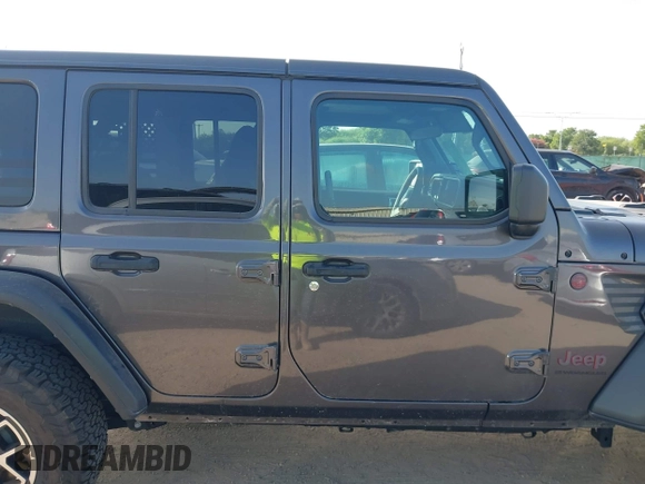2025 Jeep Wrangler Rubicon with VIN 1C4PJXFNXSW532895, listed as a IAAI auction lot 42694548 with 1,886 mi miles and . Bid and sale history available at DreamBid. Image 13.