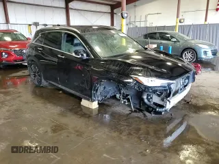 2021 Infiniti QX50 Luxe with VIN 3PCAJ5BB9MF119427, listed as a Copart auction lot 55217265 with 40,677 mi miles and Salvage Title. Bid and sale history available at DreamBid. Image 15.