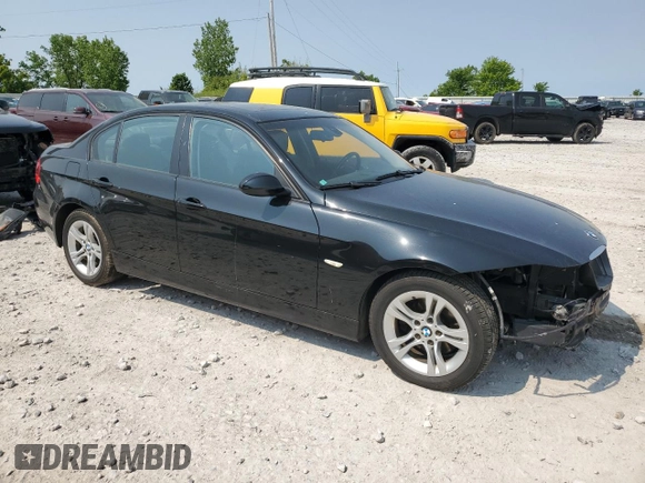 2008 BMW 3 Series 328xi with VIN WBAVC735X8KX91177, listed as a Copart auction lot 57224785 with 124,699 mi miles and Clean title. Bid and sale history available at DreamBid. Image 4.