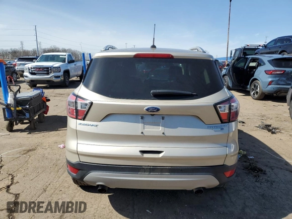 2017 Ford Escape Titanium with VIN 1FMCU9JD0HUD39896, listed as a Copart auction lot 51850205 with 64,722 mi miles and Clean Title. Bid and sale history available at carsss.com. Image 6.