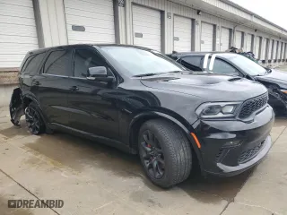 2021 Dodge Durango SRT 392 with VIN 1C4SDJGJ9MC574957, listed as a Copart auction lot 83679864 with 61,295 mi miles and Salvage Title. Bid and sale history available at carsss.com. Image 4.