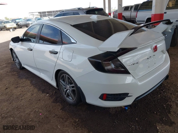 2018 Honda Civic Sedan EX-L with VIN JHMFC1F72JX011410, listed as a IAAI auction lot 41936438 with 76,543 mi miles. Bid and sale history available at carsss.com. Image 3.