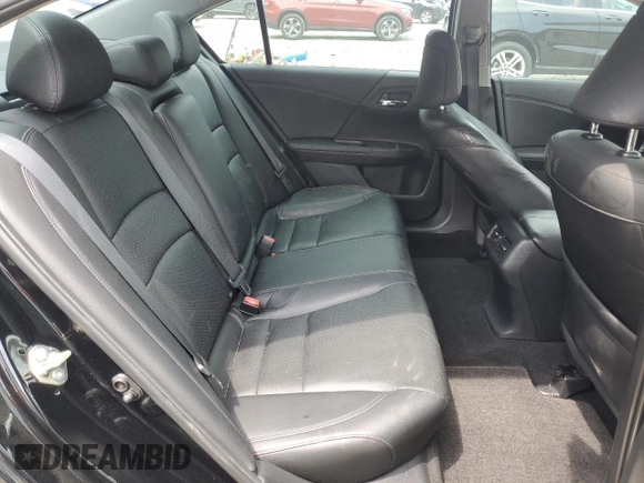 2017 Honda Accord Touring with VIN 1HGCR3F96HA019458, listed as a Copart auction lot 59915105 with 135,739 mi miles and Salvage title. Bid and sale history available at DreamBid. Image 10.