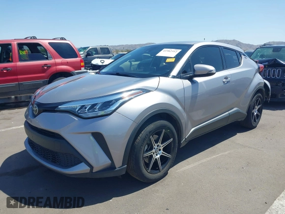 2020 Toyota C-HR LE with VIN JTNKHMBX4L1088502, listed as a IAAI auction lot 41982312 with 69,160 mi miles and . Bid and sale history available at DreamBid. Image 17.