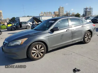 2012 Honda Accord EX with VIN 1HGCP2F7XCA010592, listed as a Copart auction lot 64539515 with 284,296 mi miles and Salvage title. Bid and sale history available at DreamBid. Image 1.