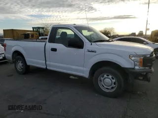 2018 Ford F-150 XL with VIN 1FTMF1CB8JKD06260, listed as a Copart auction lot 43702775 with 97,910 mi miles and Salvage Title. Bid and sale history available at carsss.com. Image 4.