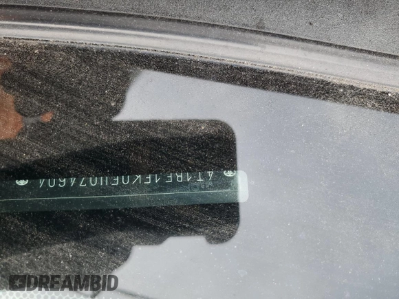 2015 Toyota Camry XLE with VIN 4T1BF1FK0FU074604, listed as a Copart auction lot 85343374 with 111,811 mi miles and Salvage Title. Bid and sale history available at DreamBid. Image 13.