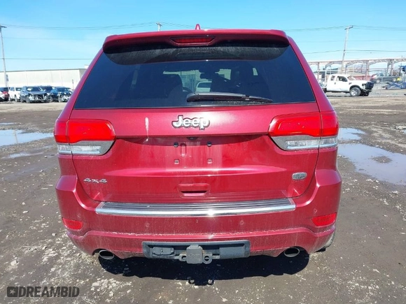 2014 Jeep Grand Cherokee Overland with VIN 1C4RJFCG2EC216406, listed as a IAAI auction lot 41944794 with 124,007 mi miles. Bid and sale history available at carsss.com. Image 16.