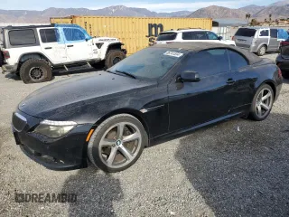 2008 BMW 6 Series 650i with VIN WBAEB53598CX61850, listed as a Copart auction lot 86741554 with 205,745 mi miles and Clean Title. Bid and sale history available at carsss.com. Image 1.
