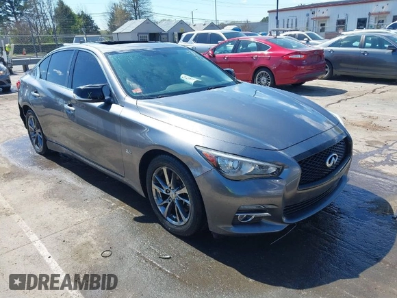 2017 Infiniti Q50 Signature Edition with VIN JN1EV7AP9HM739788, listed as a IAAI auction lot 41892367 with 73,724 mi miles and . Bid and sale history available at DreamBid. Image 1.