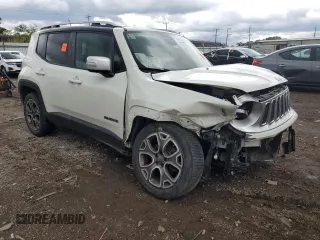 2015 Jeep Renegade Limited с VIN ZACCJADT0FPB57319, выставлен на аукционе Copart как лот 58262505 с пробегом Не указан миль и Списание • Salvage title. История ставок и продаж доступна на DreamBid. Изображение 4.