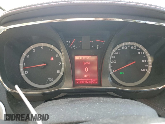 2013 GMC Terrain Denali with VIN 2GKFLYE38D6251238, listed as a Copart auction lot 53233615 with 98,100 mi miles and Salvage Title. Bid and sale history available at DreamBid. Image 9.