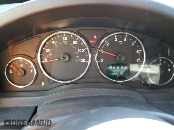 2012 Jeep Liberty Sport with VIN 1C4PJMAK0CW110776, listed as a Copart auction lot 47280735 with 105,912 mi miles and Clean Title. Bid and sale history available at DreamBid. Image 9.