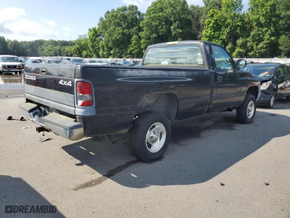 1999 Dodge Ram 1500 with VIN 1B7HF16YXXS246623, listed as a Copart auction lot 65135374 with 0 mi miles and Clean Title. Bid and sale history available at carsss.com. Image 3.