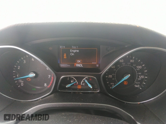 2017 Ford Focus SE with VIN 1FADP3F25HL287004, listed as a IAAI auction lot 42691098 with 94,833 mi miles and . Bid and sale history available at DreamBid. Image 7.