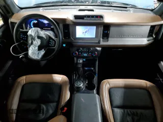 2023 Ford Bronco with VIN 1FMDE5DH0PLB18716, listed as a Copart auction lot 88271725 with 17,334 mi miles and Salvage Title. Bid and sale history available at DreamBid. Image 8.