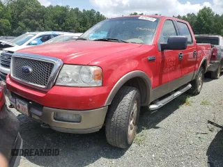 2004 Ford F-150 XLT с VIN 1FTPW14504KD65703, выставлен на аукционе Copart как лот 58792215 с пробегом 303 083 миль миль и Списание • Salvage title. История ставок и продаж доступна на DreamBid. Изображение 1.