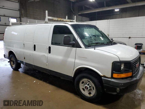 2011 GMC Savana Cargo z VIN 1GTW7GCA6B1900255, wystawiony jako Copart lot #60541955 z przebiegiem 205 036 mil mil oraz Czysty tytuł • Clean title. Historia ofert i sprzedaży dostępna na DreamBid. Obrazek 4.