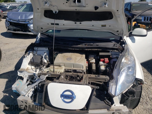 2016 Nissan LEAF S with VIN 1N4AZ0CP4GC301873, listed as a Copart auction lot 63810823 with 47,794 mi miles. Bid and sale history available at carsss.com. Image 11.