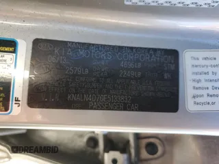 2014 Kia Cadenza Premium with VIN KNALN4D70E5133832, listed as a Copart auction lot 51389574 with 113,266 mi miles and Salvage Title. Bid and sale history available at carsss.com. Image 12.