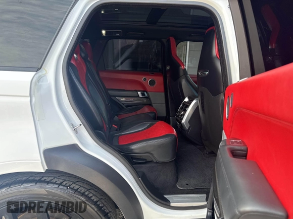 2018 Land Rover Range Rover Sport SVR with VIN SALWZ2SE7JA198973, listed as a IAAI auction lot 42021665 with 68,909 mi miles. Bid and sale history available at carsss.com. Image 8.