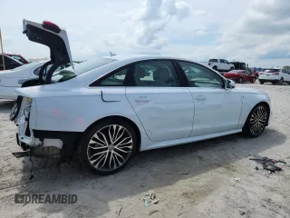 2017 Audi A6 Premium Plus with VIN WAUF2AFC6HN117976, listed as a Copart auction lot 63971095 with 79,979 mi miles and Salvage title. Bid and sale history available at DreamBid. Image 3.