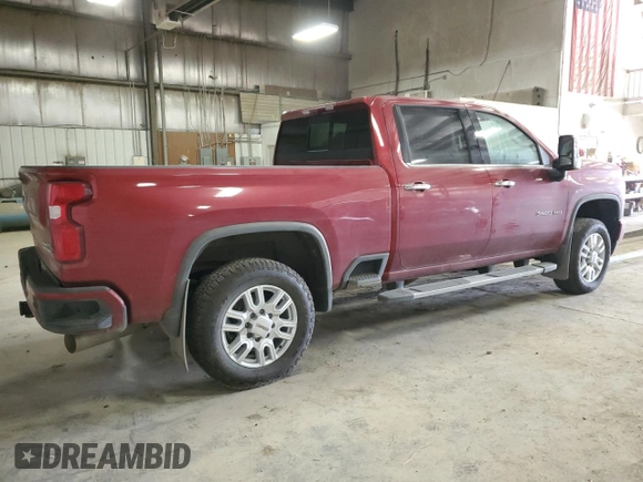 2022 Chevrolet Silverado 3500HD High Country with VIN 1GC4YVEY1NF196167, listed as a Copart auction lot 63195784 with 0 mi miles and Salvage Title. Bid and sale history available at carsss.com. Image 3.