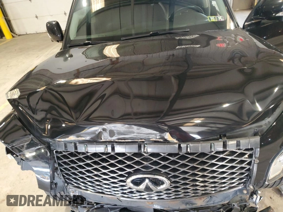 2015 Infiniti QX80 with VIN JN8AZ2NE7F9080402, listed as a Copart auction lot 52141295 with 0 mi miles and Salvage Title. Bid and sale history available at carsss.com. Image 13.