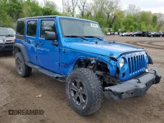 2016 Jeep Wrangler Unlimited Sport with VIN 1C4BJWDG4GL101194, listed as a Copart auction lot 56484055 with 177,303 mi miles and Clean title. Bid and sale history available at DreamBid. Image 4.