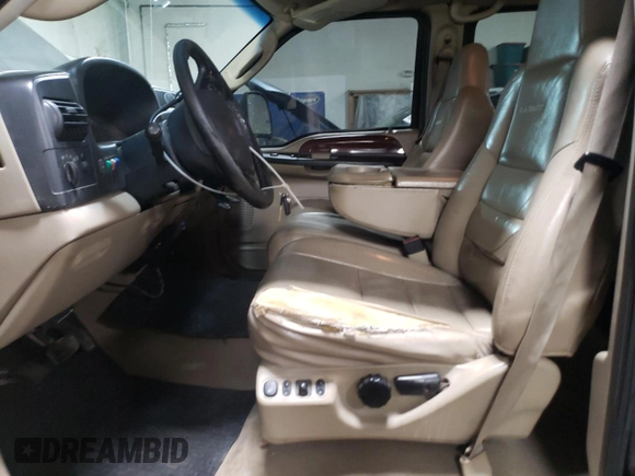 2005 Ford F-250 XL with VIN 1FTSW215X5EC15277, listed as a Copart auction lot 46355635 with 177,231 mi miles and Salvage title. Bid and sale history available at DreamBid. Image 7.
