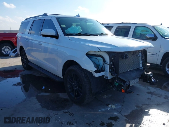 2024 Ford Expedition Max XLT with VIN 1FMJK1J80REA51759, listed as a IAAI auction lot 41157589 with 10,369 mi miles and . Bid and sale history available at DreamBid. Image 1.