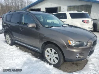 2013 Mitsubishi Outlander SE with VIN JA4JT3AW9DU019476, listed as a Copart auction lot 44399885 with 153,629 mi miles and Clean Title. Bid and sale history available at carsss.com. Image 4.