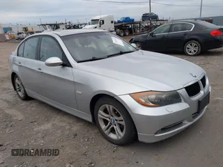 2008 BMW 3 Series 328xi with VIN WBAVC73578KP39571, listed as a IAAI auction lot 41911832 with 130,069 mi miles. Bid and sale history available at carsss.com. Image 1.