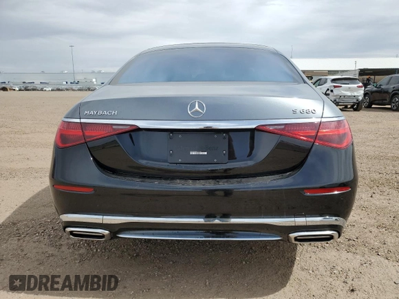 2024 Mercedes-Benz S 680 Maybach z VIN W1K6X7KB4RA243160, wystawiony jako Copart lot #49357235 z przebiegiem 6 440 mil mil oraz Szkoda całkowita • Salvage title. Historia ofert i sprzedaży dostępna na DreamBid. Obrazek 6.