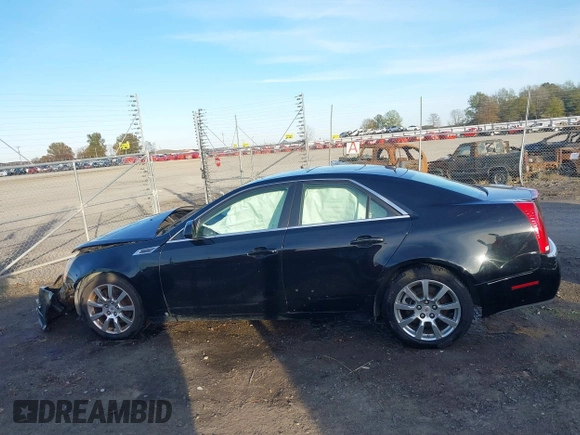 2008 Cadillac CTS AWD w/1SB with VIN 1G6DT57V280175582, listed as a IAAI auction lot 41017186 with 139,062 mi miles. Bid and sale history available at carsss.com. Image 14.