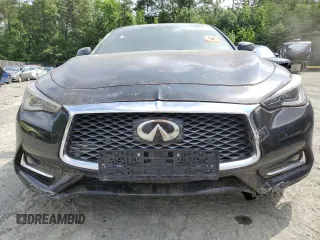 2017 Infiniti Q60 Premium with VIN JN1EV7EL1HM550172, listed as a Copart auction lot 60132375 with 110,704 mi miles and Salvage title. Bid and sale history available at DreamBid. Image 5.